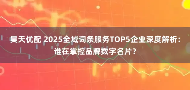 昊天优配 2025全域词条服务TOP5企业深度解析：谁在掌控品牌数字名片？